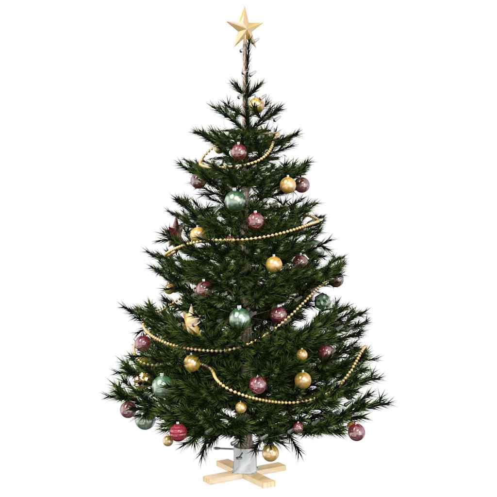 Vidaxx Weihnachtsbaumständer 1,73 weiß 50 x 50 x 16 cm massives Kiefernholz