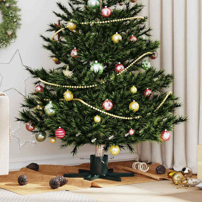 VidaXL Weihnachtsbaumständer 1,73 grün 50 x 50 x 15,5 cm Stahl