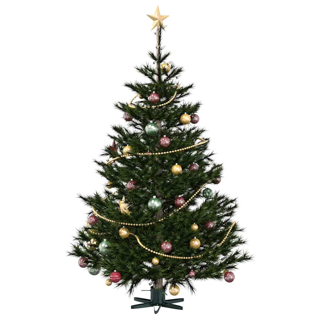 VidaXL Weihnachtsbaumständer 1,73 grün 50 x 50 x 15,5 cm Stahl