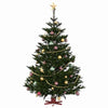 Vidaxx Weihnachtsbaumständer 1,73 rot 50 x 50 x 15,5 cm Stahl