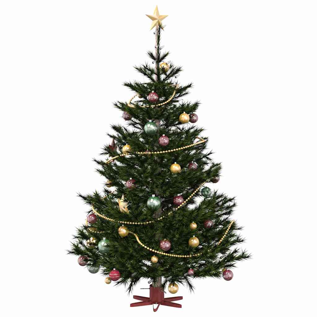 Vidaxx Weihnachtsbaumständer 1,73 rot 50 x 50 x 15,5 cm Stahl