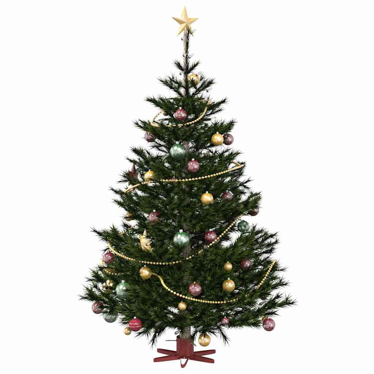 Vidaxx Weihnachtsbaumständer 1,73 rot 50 x 50 x 15,5 cm Stahl