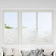Vidaxl Statistische Fensterfolie Sternenmuster 45 x 500 cm PVC