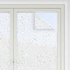 Vidaxx statistische Fensterfolie Blumenmuster 90 x 500 cm PVC