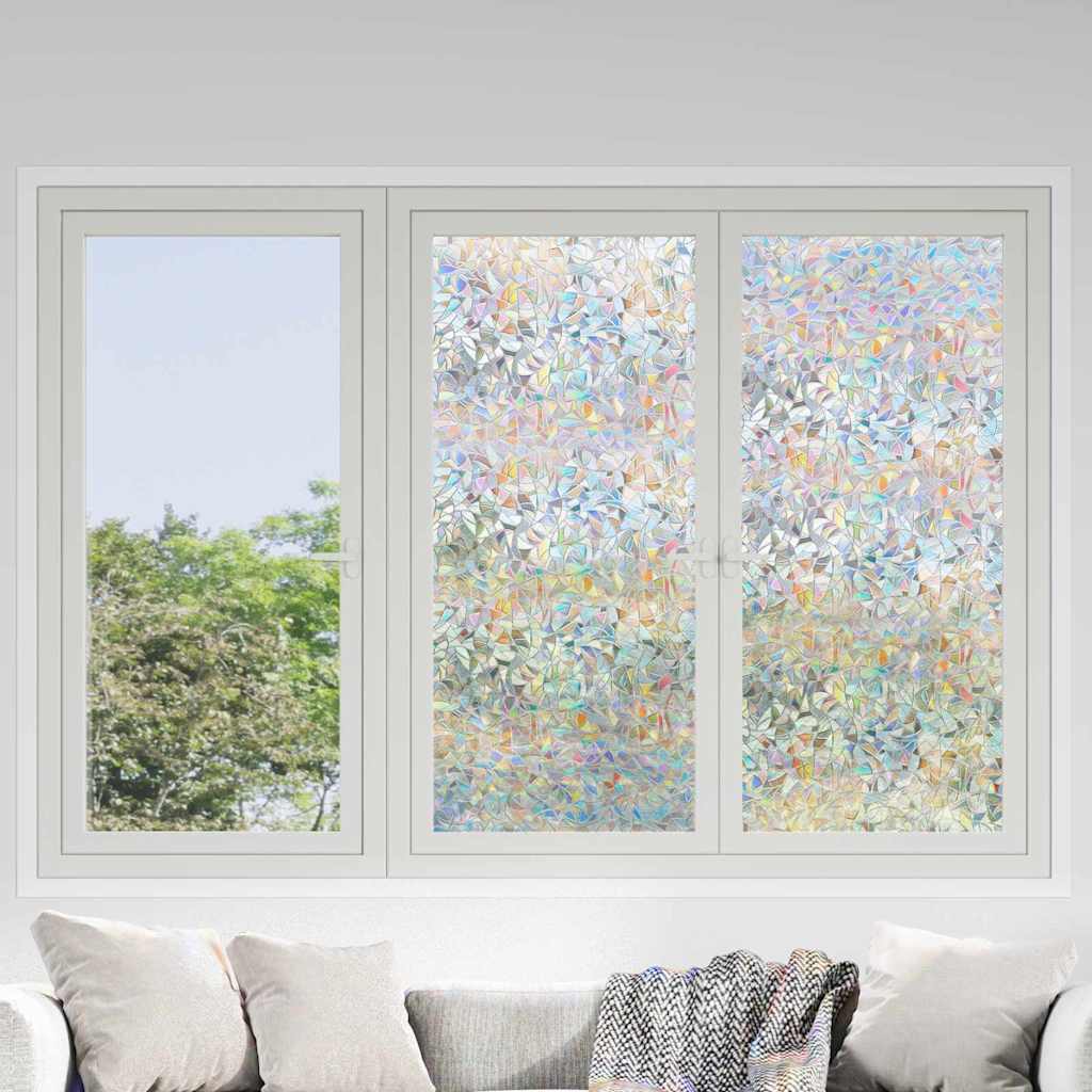 Vidaxl Statistische Fensterfolie transparent 60 x 2000 cm PVC