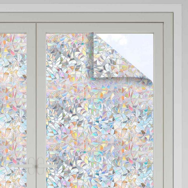 Vidaxl Statistik-Fensterfolie transparent 90 x 2000 cm PVC