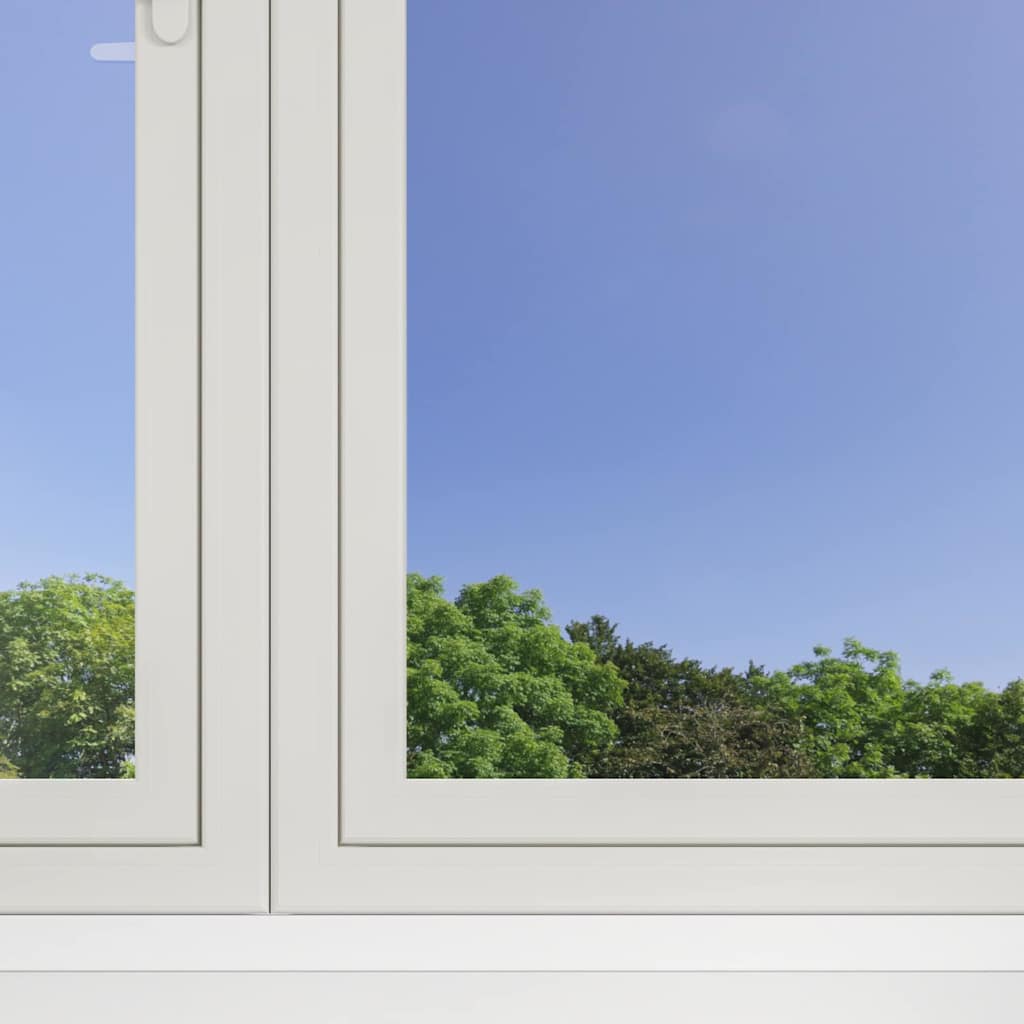 Vidaxx statisch reflektierende Solarfensterfolie Silber 45 x 2000 cm PVC