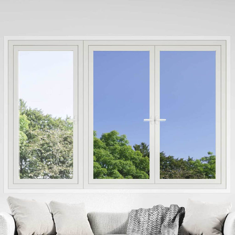 Vidaxx statisch reflektierende Solarfensterfolie Silber 45 x 2000 cm PVC