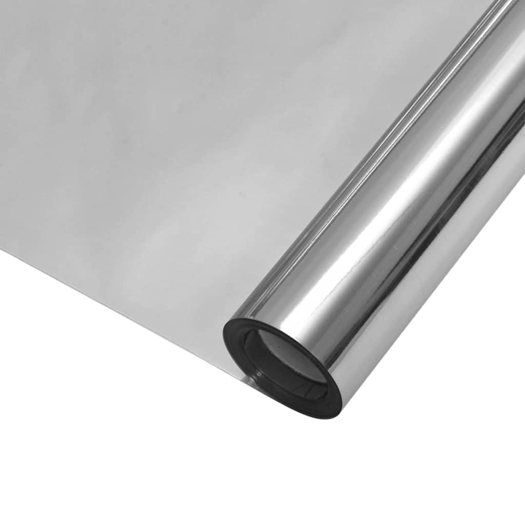 Vidaxx statisch reflektierende Solarfensterfolie Silber 45 x 2000 cm PVC