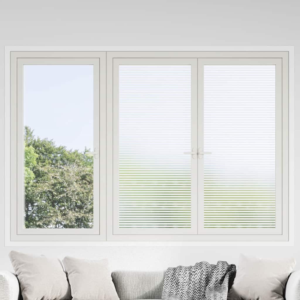 Vidaxx selbstklebende Fensterfolie Satinstreifen 45 x 1000 cm PVC