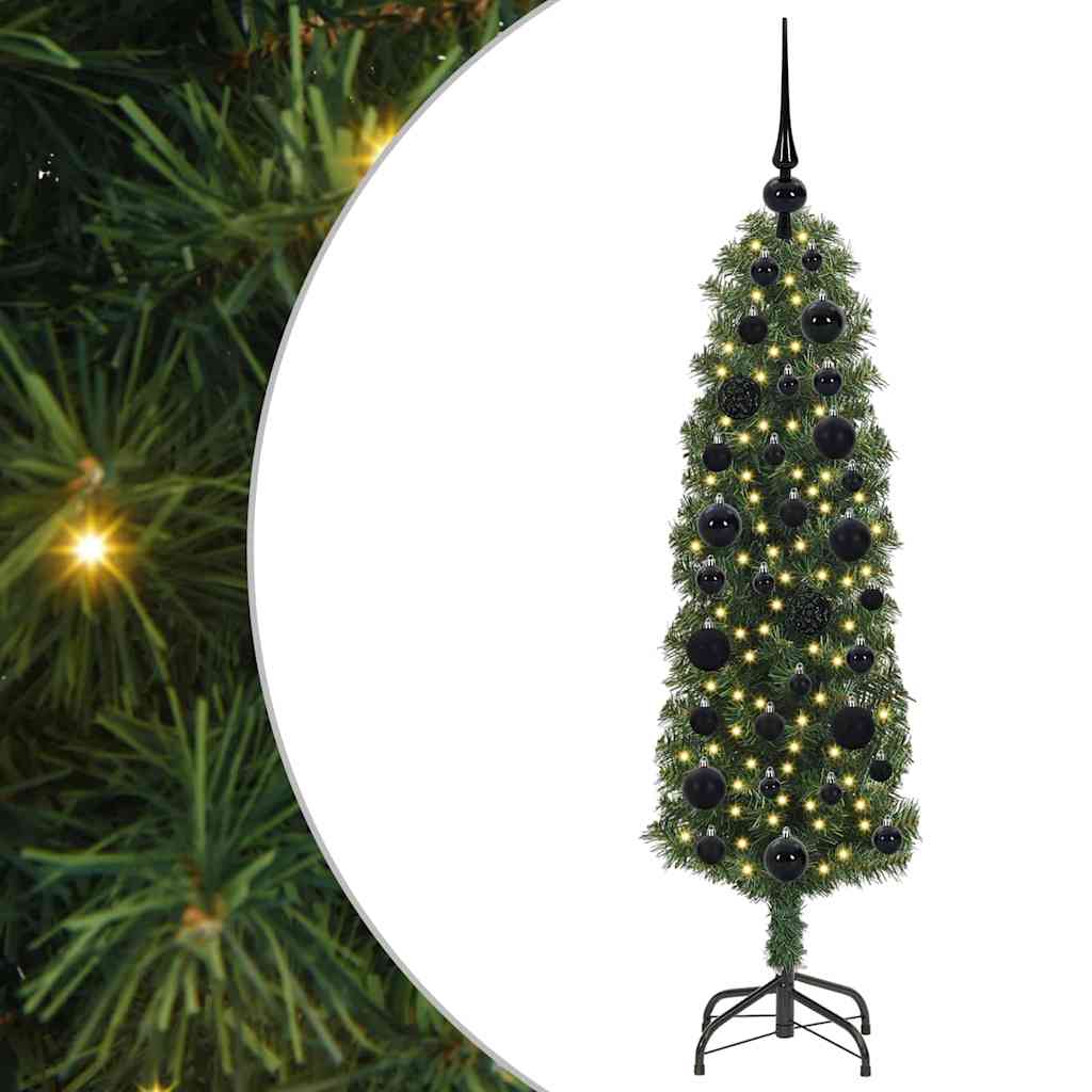 Vidaxx künstlicher Weihnachtsbaum grün 120 cm PVC und Stahl und Kunststoff