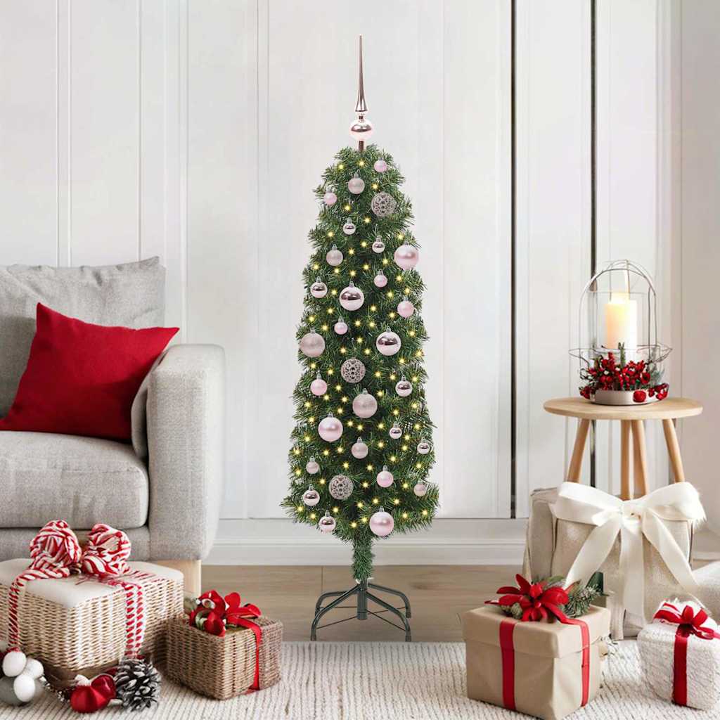Vidaxx künstlicher Weihnachtsbaum grün 120 cm PVC und Stahl und Kunststoff