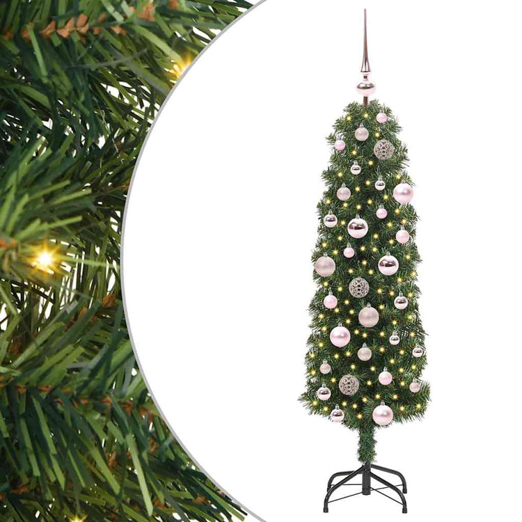 Vidaxx künstlicher Weihnachtsbaum grün 120 cm PVC und Stahl und Kunststoff