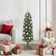 Vidaxx künstlicher Weihnachtsbaum grün 120 cm PVC und Stahl und Kunststoff