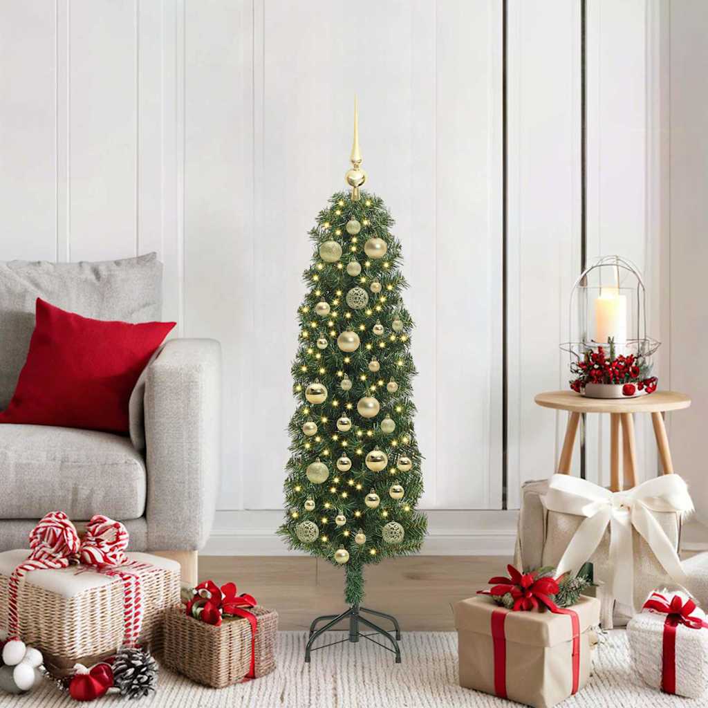 Vidaxx künstlicher Weihnachtsbaum grün 120 cm PVC und Stahl und Kunststoff