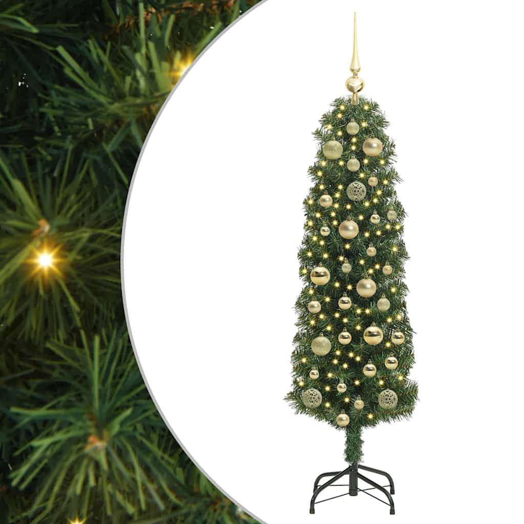 Vidaxx künstlicher Weihnachtsbaum grün 120 cm PVC und Stahl und Kunststoff