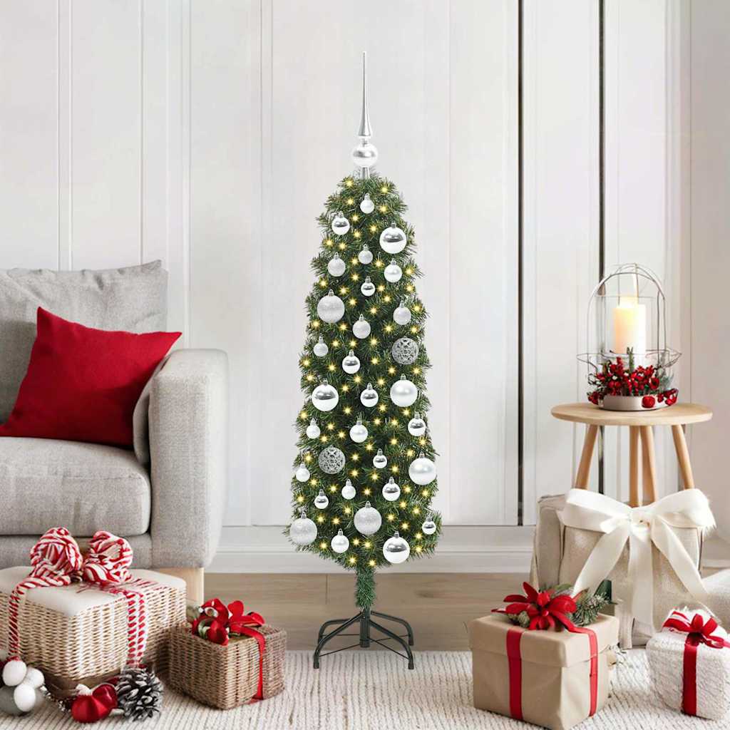 Vidaxx künstlicher Weihnachtsbaum grün 120 cm PVC und Stahl und Kunststoff