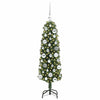 Vidaxx künstlicher Weihnachtsbaum grün 120 cm PVC und Stahl und Kunststoff