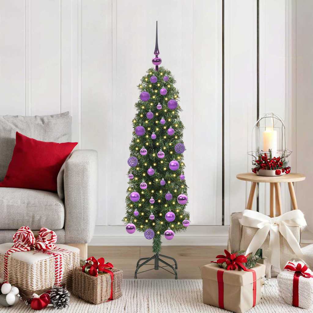 Vidaxx künstlicher Weihnachtsbaum grün 120 cm PVC und Stahl und Kunststoff