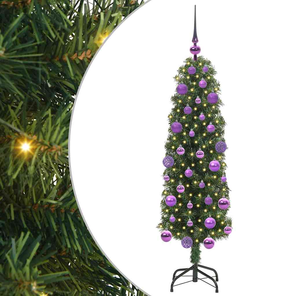 Vidaxx künstlicher Weihnachtsbaum grün 120 cm PVC und Stahl und Kunststoff