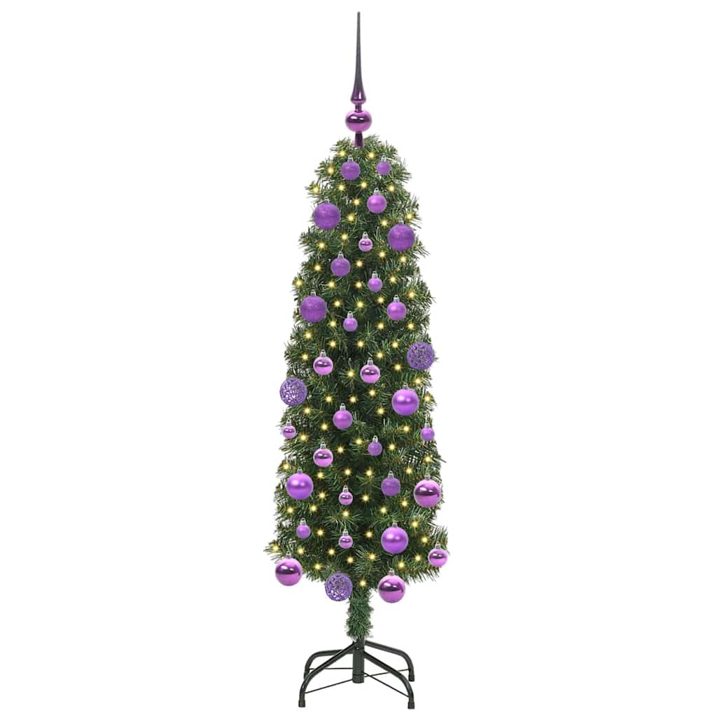 Vidaxx künstlicher Weihnachtsbaum grün 120 cm PVC und Stahl und Kunststoff