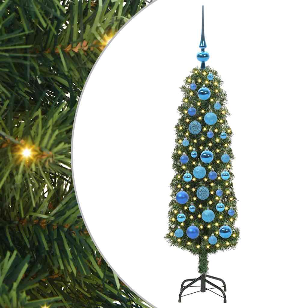 Vidaxx künstlicher Weihnachtsbaum grün 120 cm PVC und Stahl und Kunststoff