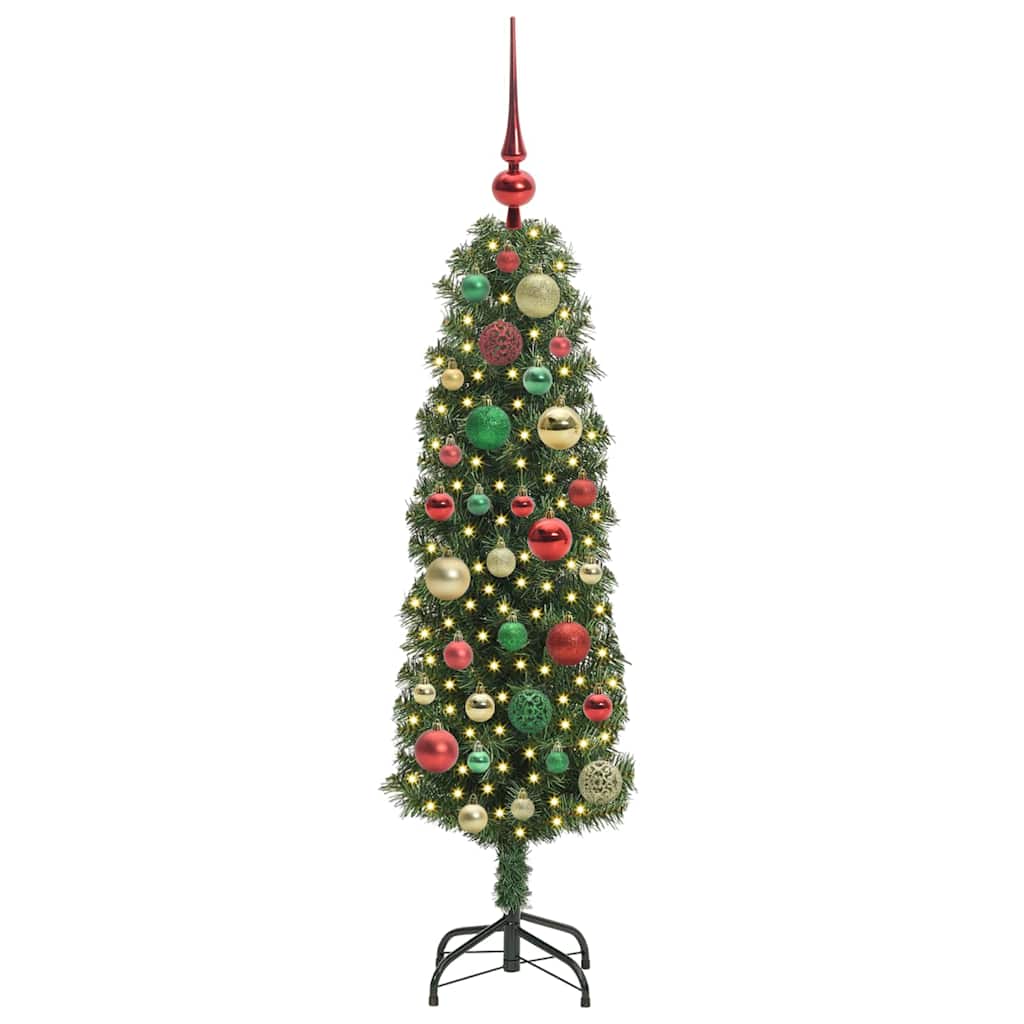 Vidaxx künstlicher Weihnachtsbaum grün 120 cm PVC und Stahl und Kunststoff
