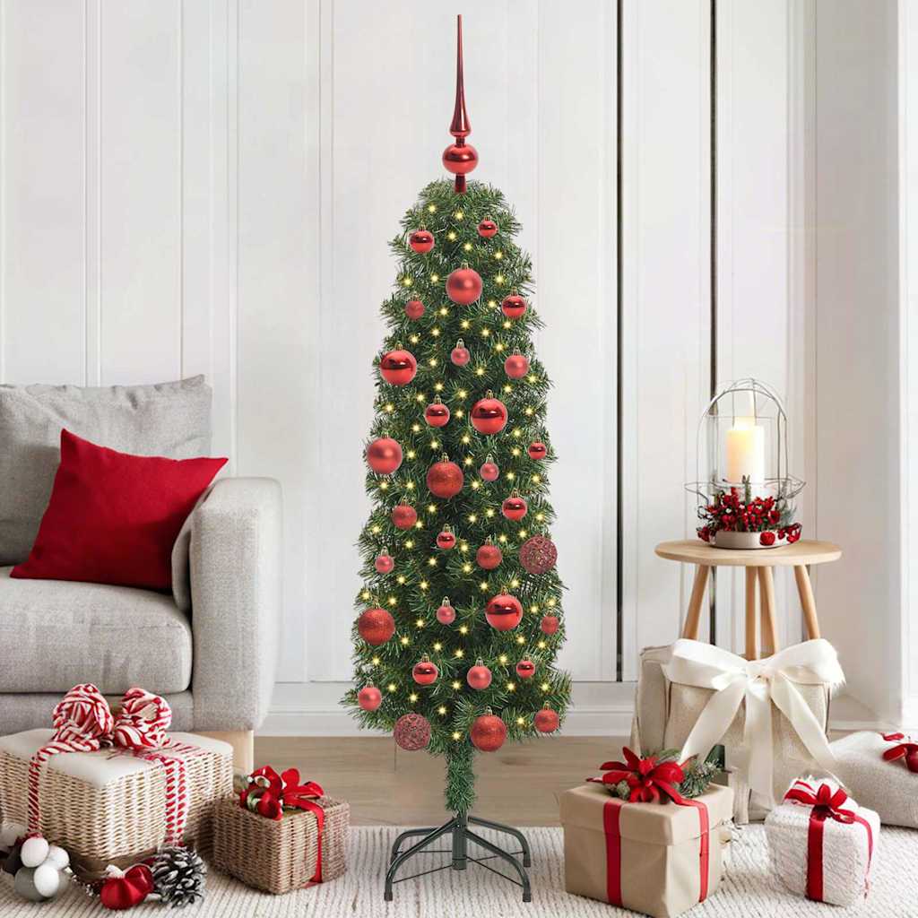 Vidaxx künstlicher Weihnachtsbaum grün 150 cm PVC und Stahl und Kunststoff