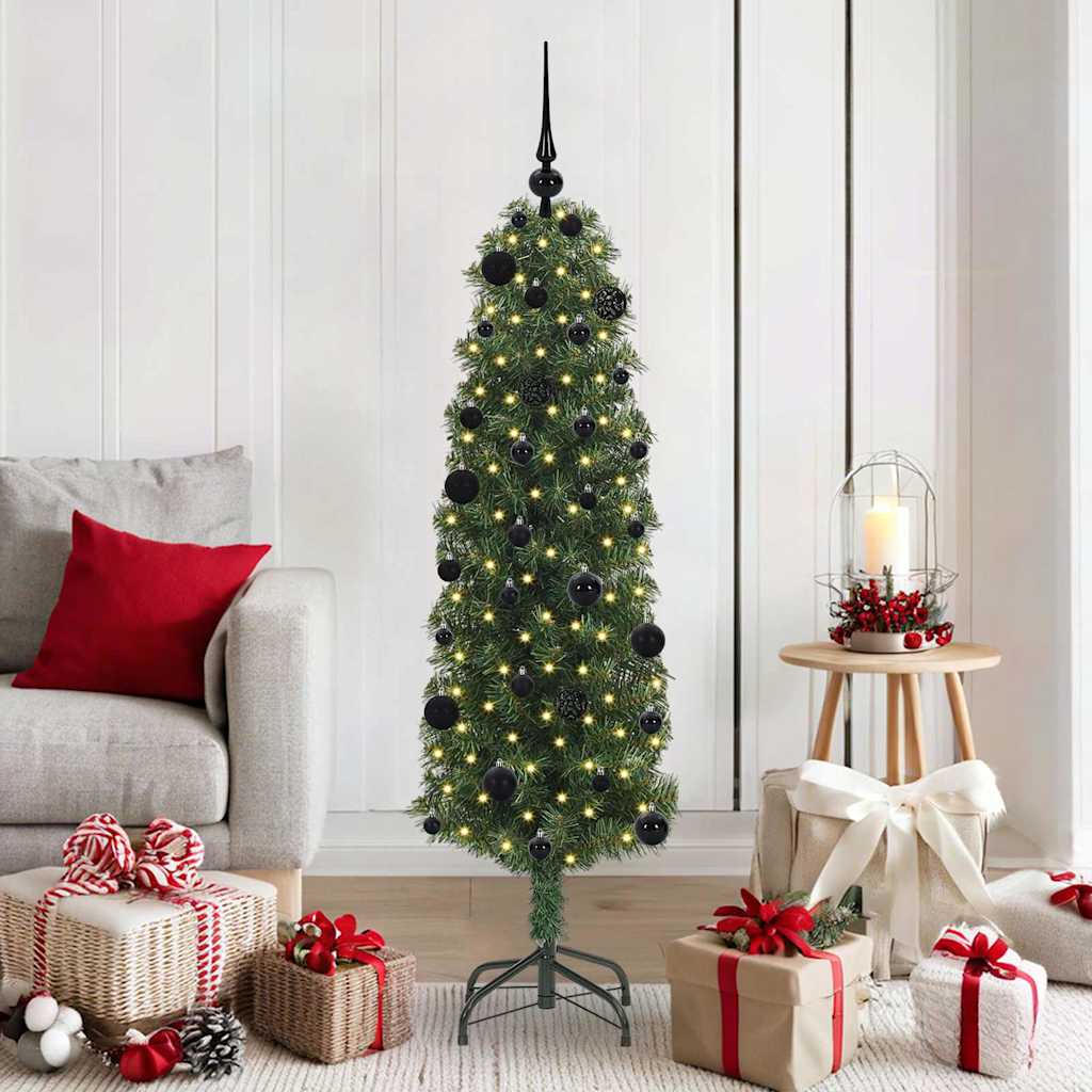 Vidaxx künstlicher Weihnachtsbaum grün 150 cm PVC und Stahl und Kunststoff
