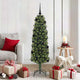 Vidaxx künstlicher Weihnachtsbaum grün 150 cm PVC und Stahl und Kunststoff