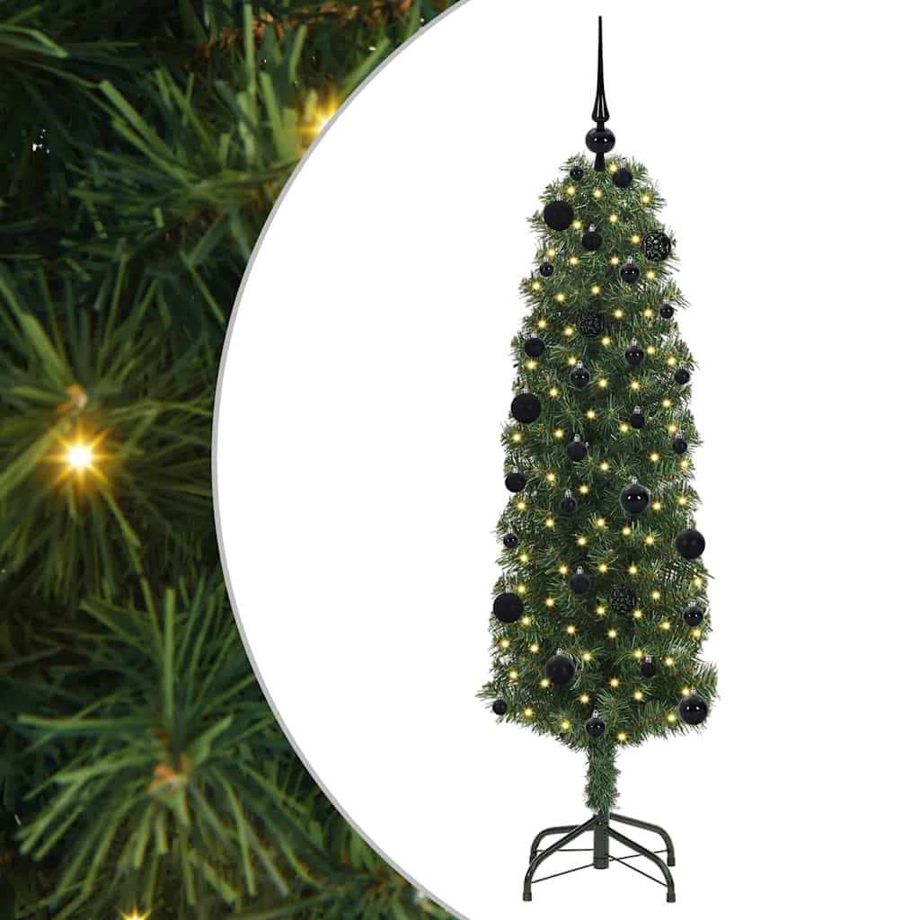 Vidaxx künstlicher Weihnachtsbaum grün 150 cm PVC und Stahl und Kunststoff