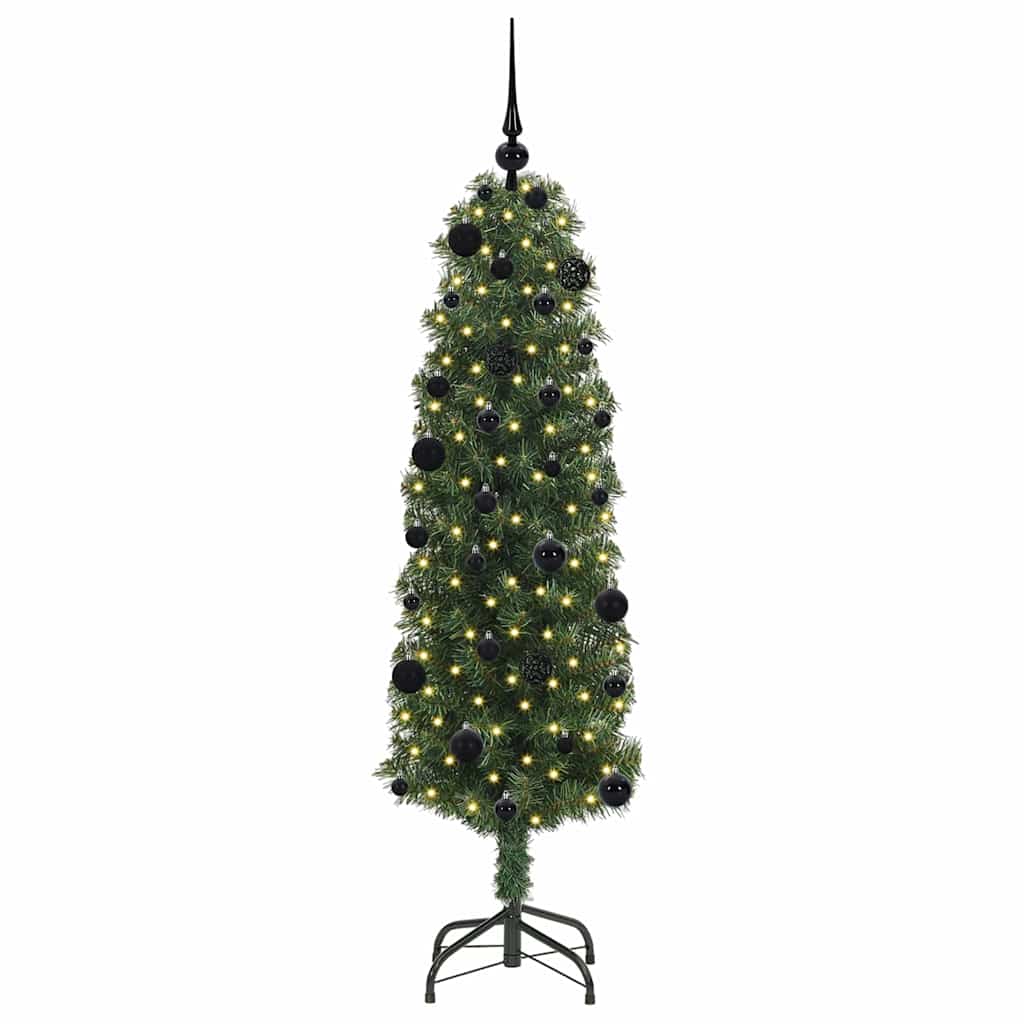 Vidaxx künstlicher Weihnachtsbaum grün 150 cm PVC und Stahl und Kunststoff