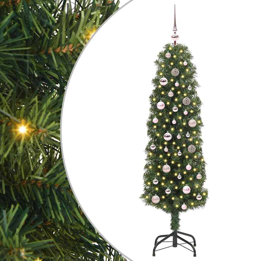 Vidaxx künstlicher Weihnachtsbaum grün 150 cm PVC und Stahl und Kunststoff