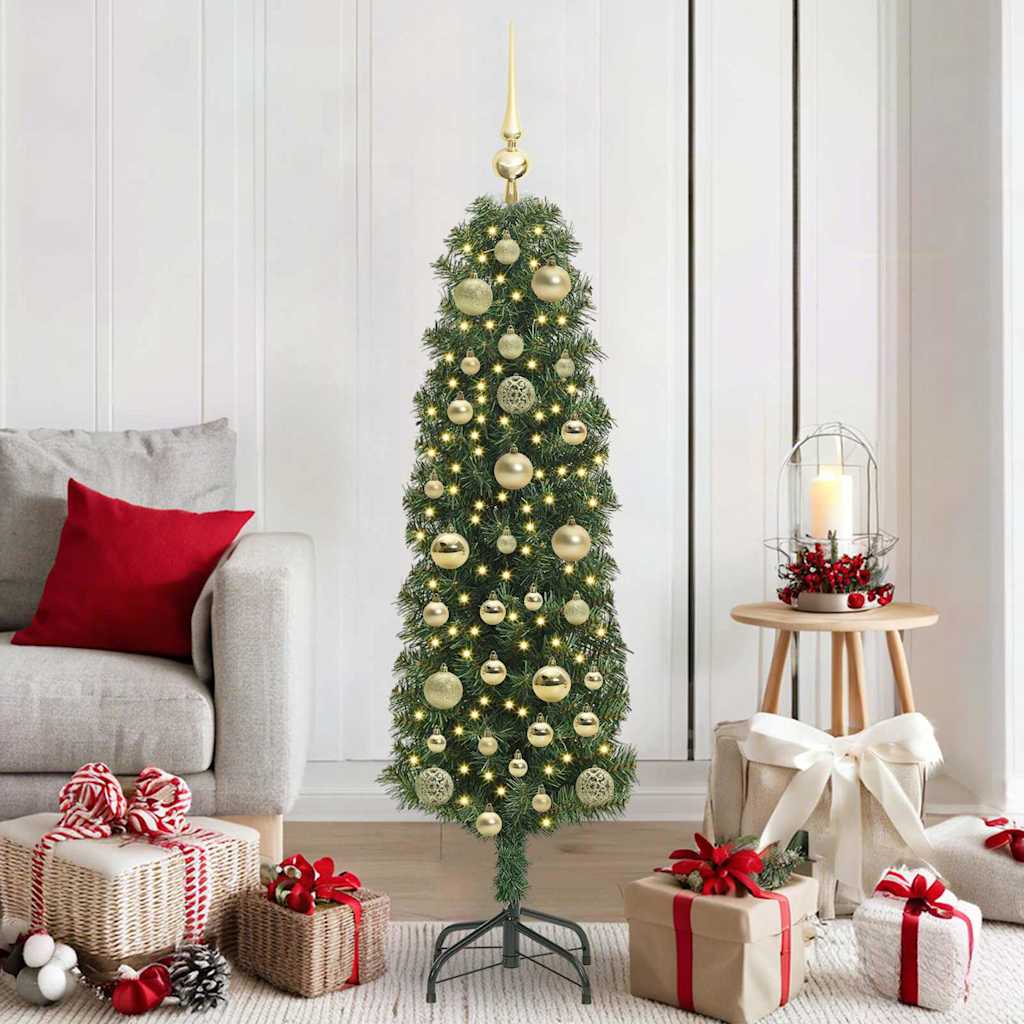 Vidaxx künstlicher Weihnachtsbaum grün 150 cm PVC und Stahl und Kunststoff