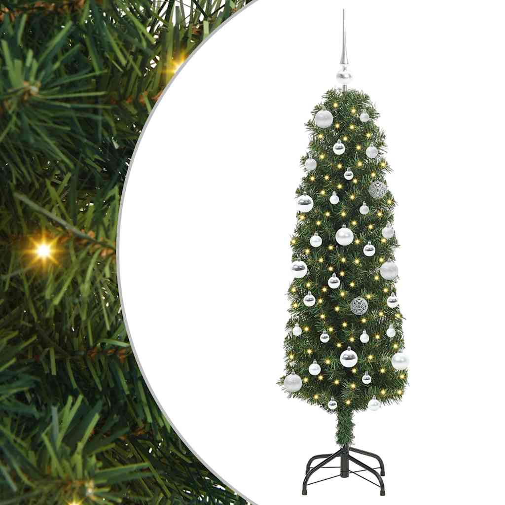 Vidaxx künstlicher Weihnachtsbaum grün 150 cm PVC und Stahl und Kunststoff