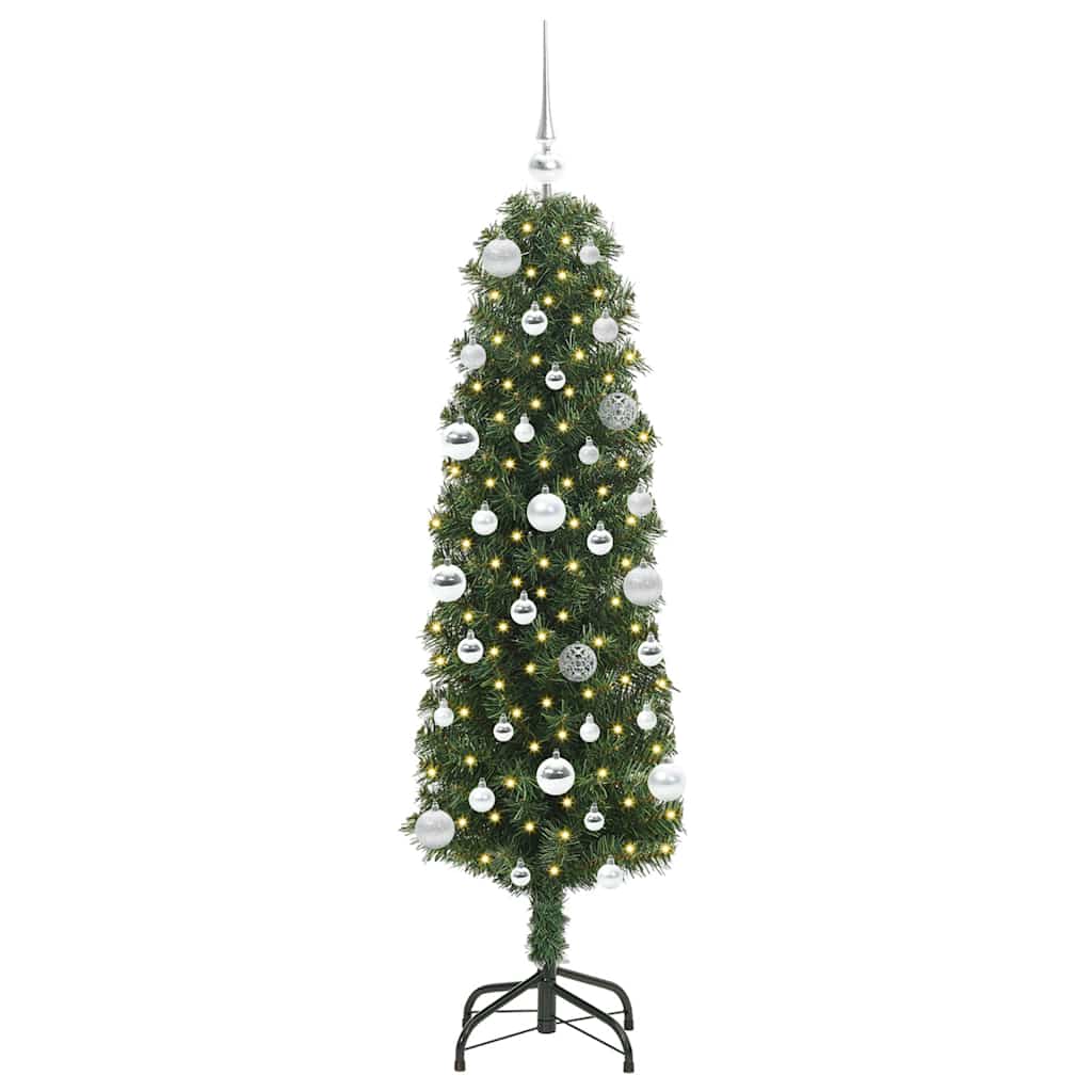 Vidaxx künstlicher Weihnachtsbaum grün 150 cm PVC und Stahl und Kunststoff
