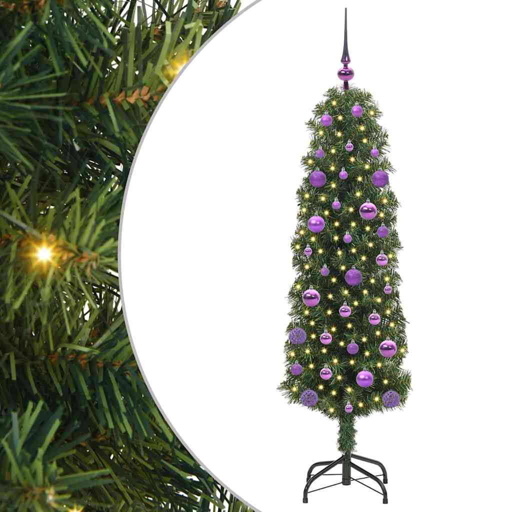 Vidaxx künstlicher Weihnachtsbaum grün 150 cm PVC und Stahl und Kunststoff