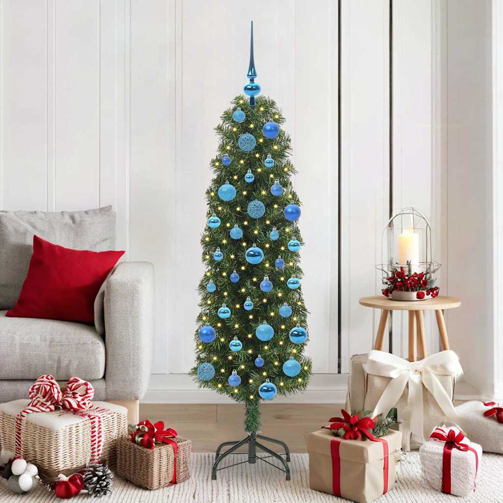 Vidaxx künstlicher Weihnachtsbaum grün 150 cm PVC und Stahl und Kunststoff