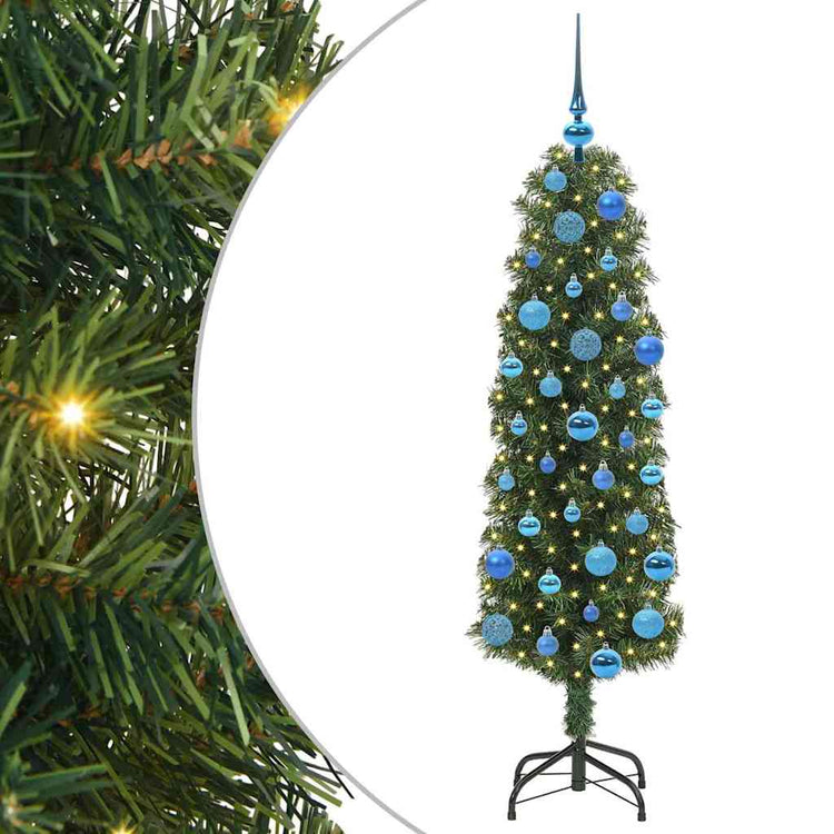 Vidaxx künstlicher Weihnachtsbaum grün 150 cm PVC und Stahl und Kunststoff