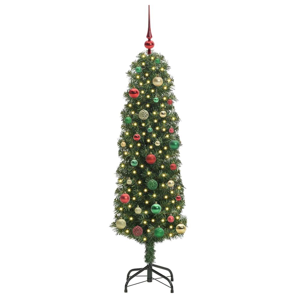 Vidaxx künstlicher Weihnachtsbaum grün 150 cm PVC und Stahl und Kunststoff