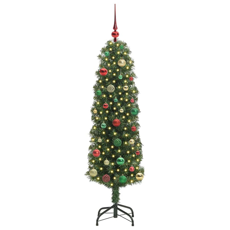 Vidaxx künstlicher Weihnachtsbaum grün 150 cm PVC und Stahl und Kunststoff