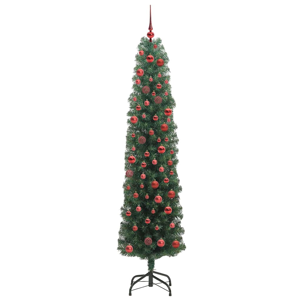 Vidaxx künstlicher Weihnachtsbaum grün 180 cm PVC und Stahl und Kunststoff