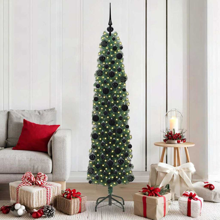 Vidaxx künstlicher Weihnachtsbaum grün 180 cm PVC und Stahl und Kunststoff