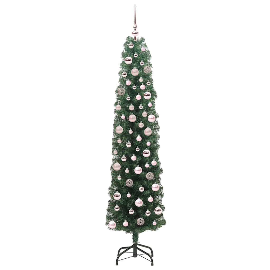 Vidaxx künstlicher Weihnachtsbaum grün 180 cm PVC und Stahl und Kunststoff