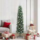 Vidaxx künstlicher Weihnachtsbaum grün 180 cm PVC und Stahl und Kunststoff