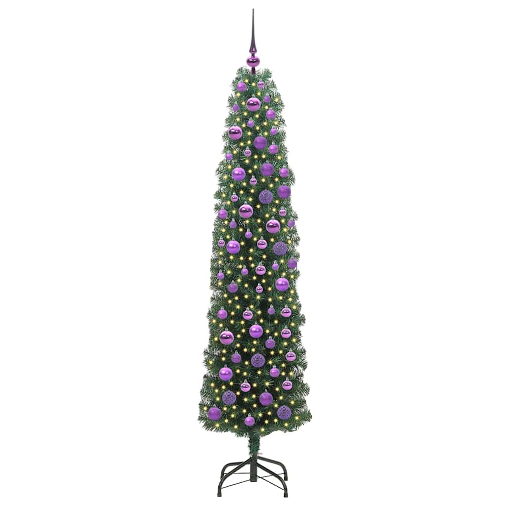 Vidaxx künstlicher Weihnachtsbaum grün 180 cm PVC und Stahl und Kunststoff