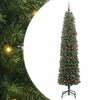 Vidaxx künstlicher Weihnachtsbaum grün 210 cm PVC und Stahl und Kunststoff