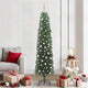 Vidaxx künstlicher Weihnachtsbaum grün 210 cm PVC und Stahl und Kunststoff