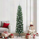 Vidaxx künstlicher Weihnachtsbaum grün 210 cm PVC und Stahl und Kunststoff