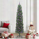 Vidaxx künstlicher Weihnachtsbaum grün 210 cm PVC und Stahl und Kunststoff